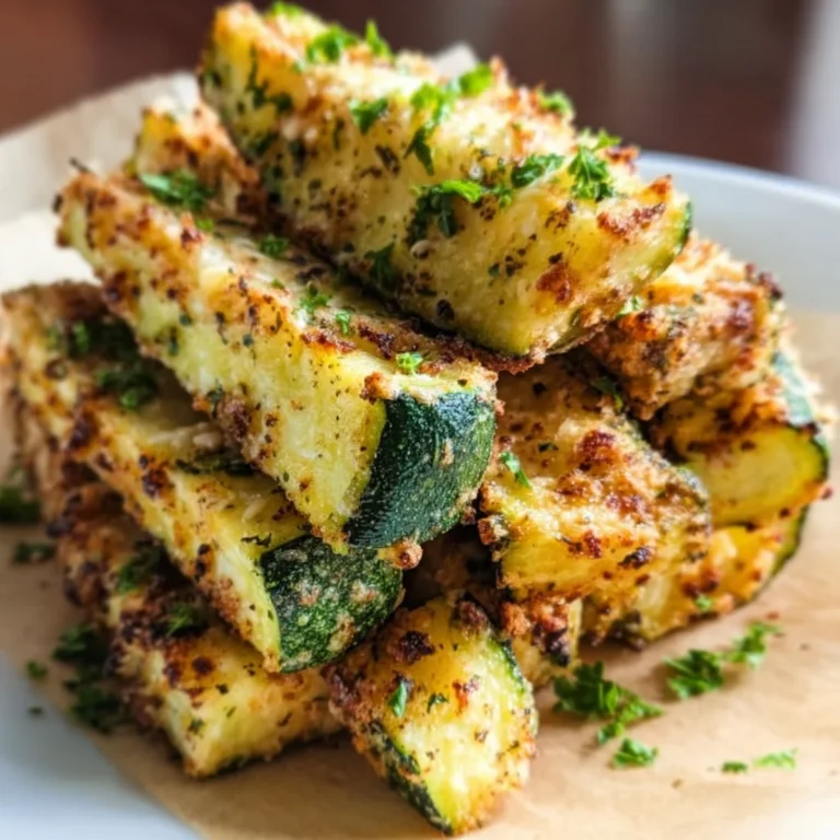 Baked Parmesan Zucchini Fries