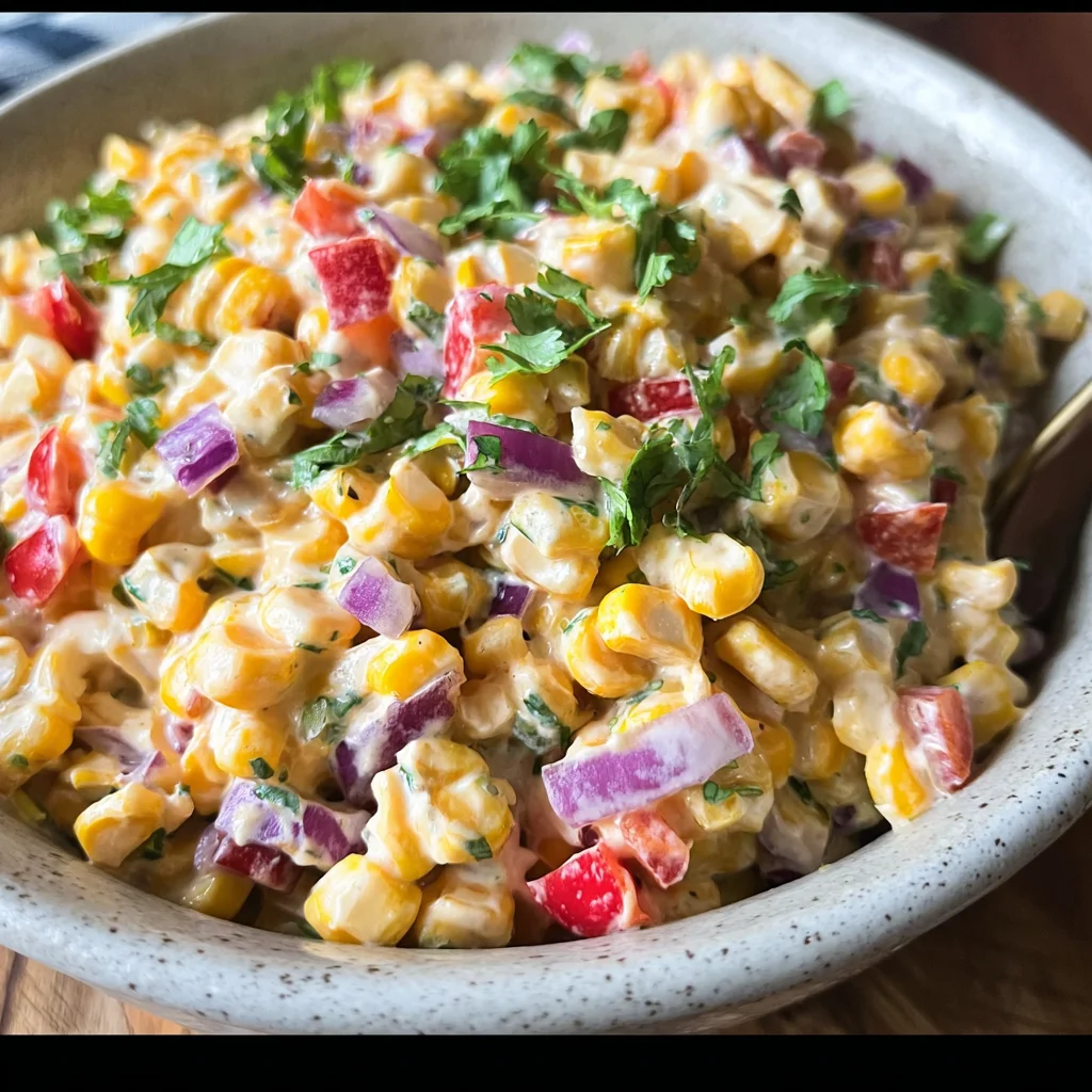 Creamy Corn Salad Recipe