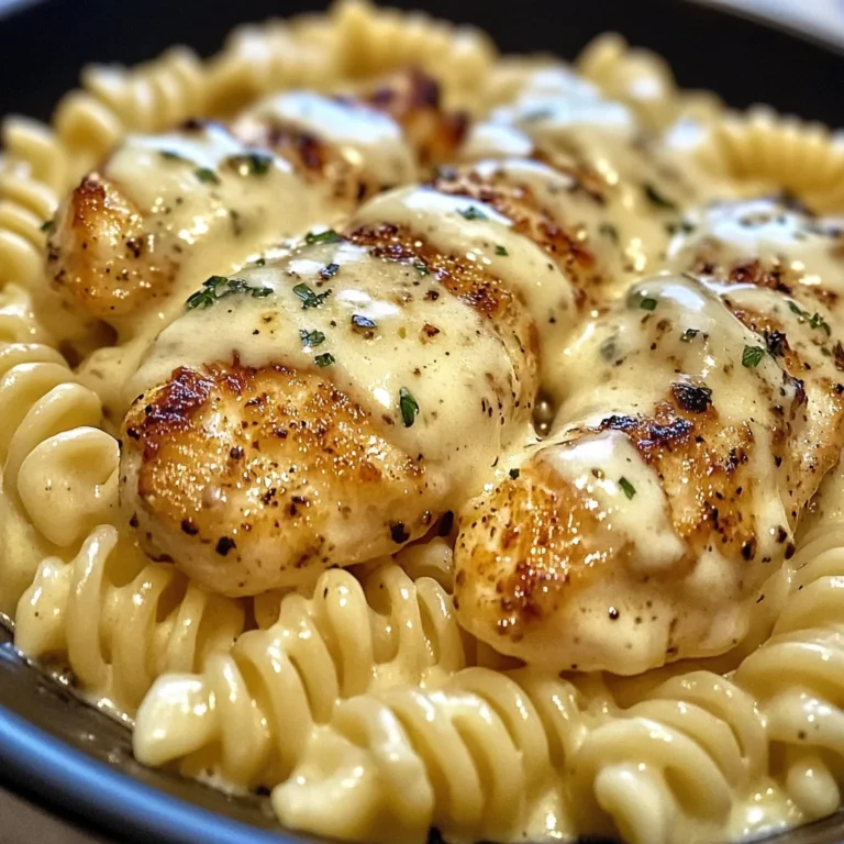 Creamy Garlic Butter Chicken And Rotini