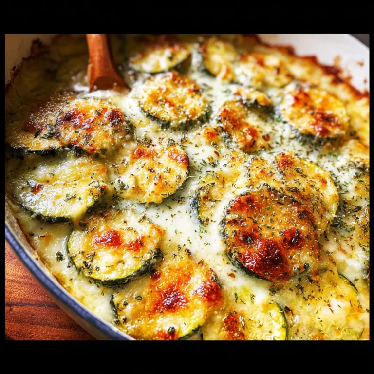Creamy Parmesan Zucchini