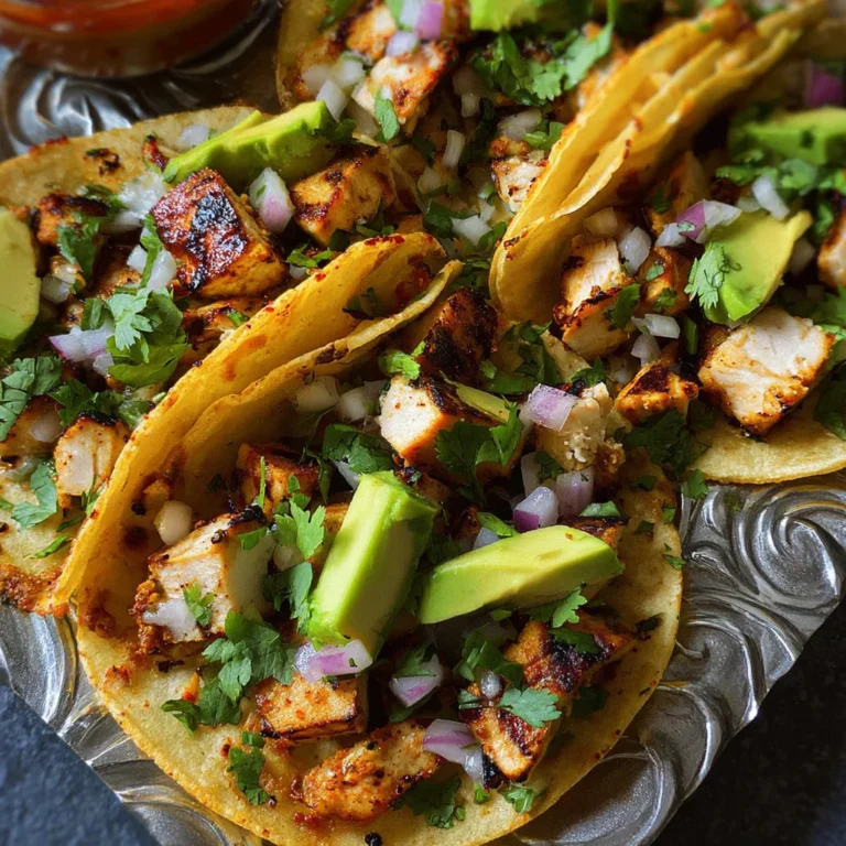 Grilled Chicken Street Tacos