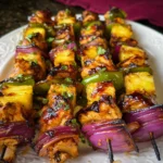 Hawaiian Chicken Kebabs