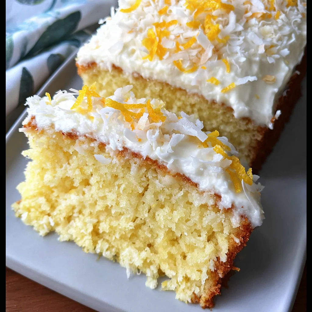 Lemon Coconut Cake