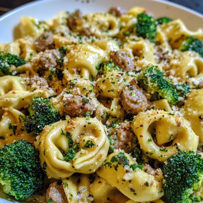Made This Creamy Garlic Parmesan Tortellini