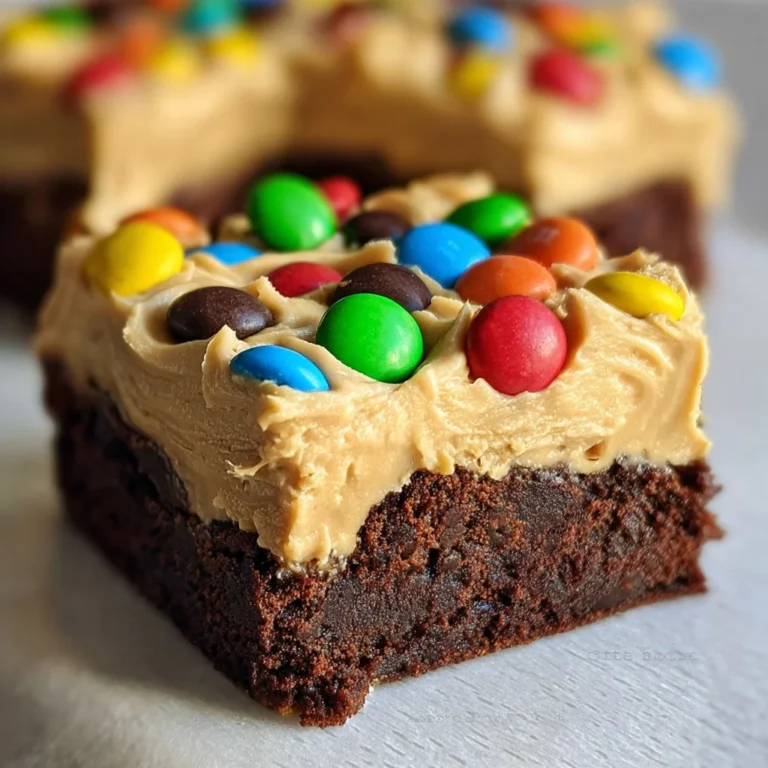 Peanut Butter Whip Brownies