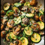 Skillet Zucchini and Mushrooms