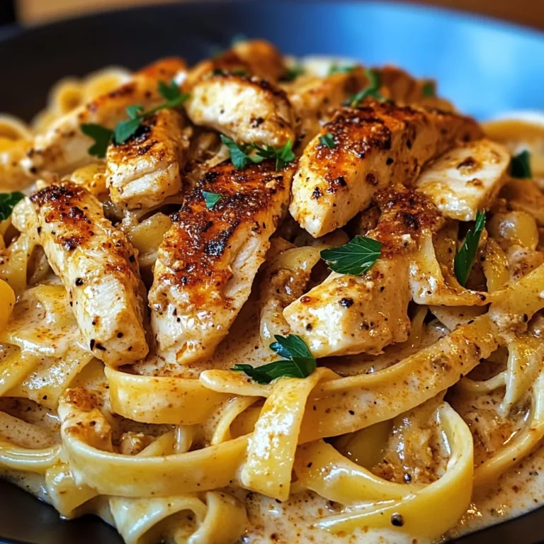 Spicy Cajun Chicken Fettuccine
