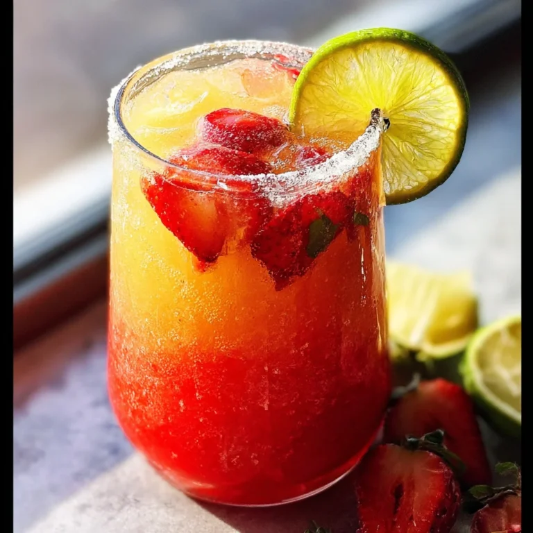Strawberry Lemonade Margaritas