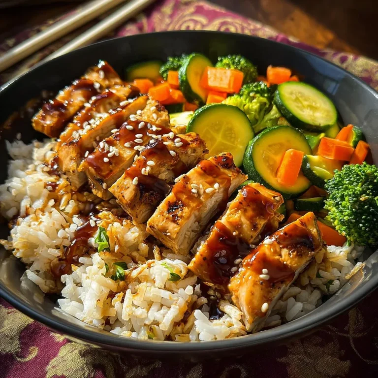 Teriyaki Grilled Chicken and Veggie Rice Bowls