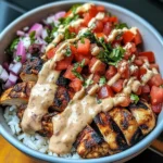 Burrito Bowls With Pico De Gallo & Chipotle Aioli