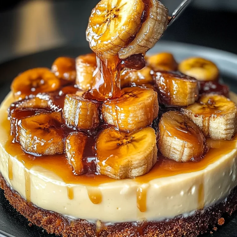 Caramelized Banana Cheesecake With Vanilla Extract