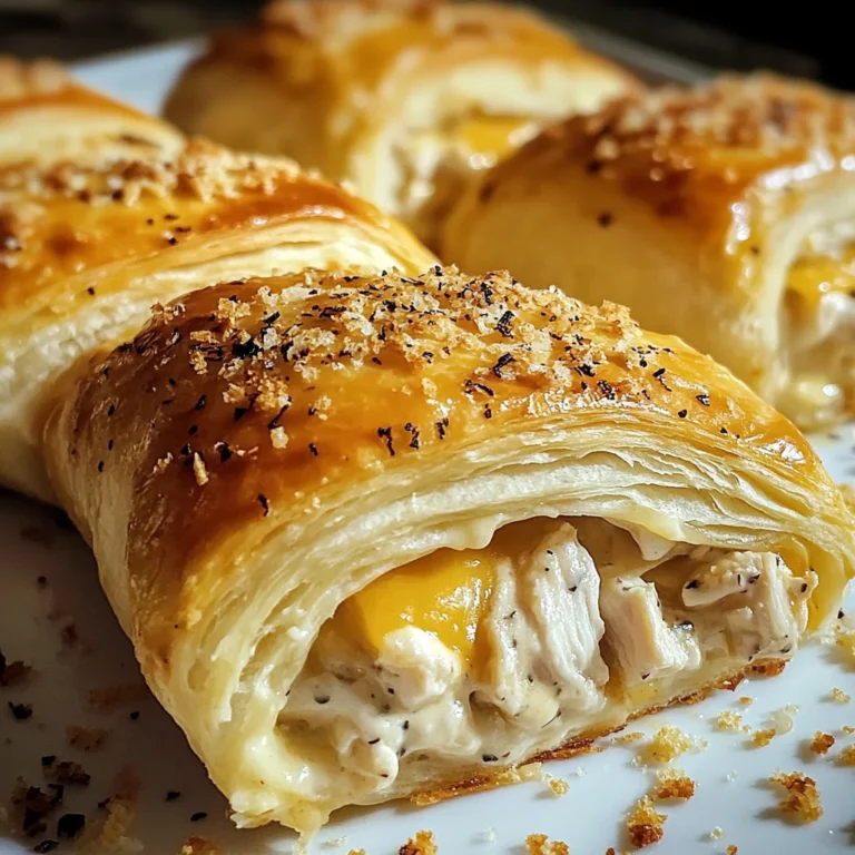 Chicken Stuffed Crescent Rolls