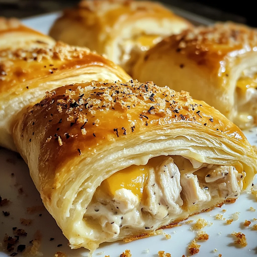 Chicken Stuffed Crescent Rolls