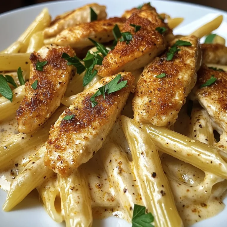 Creamy Cajun Chicken Penne Pasta