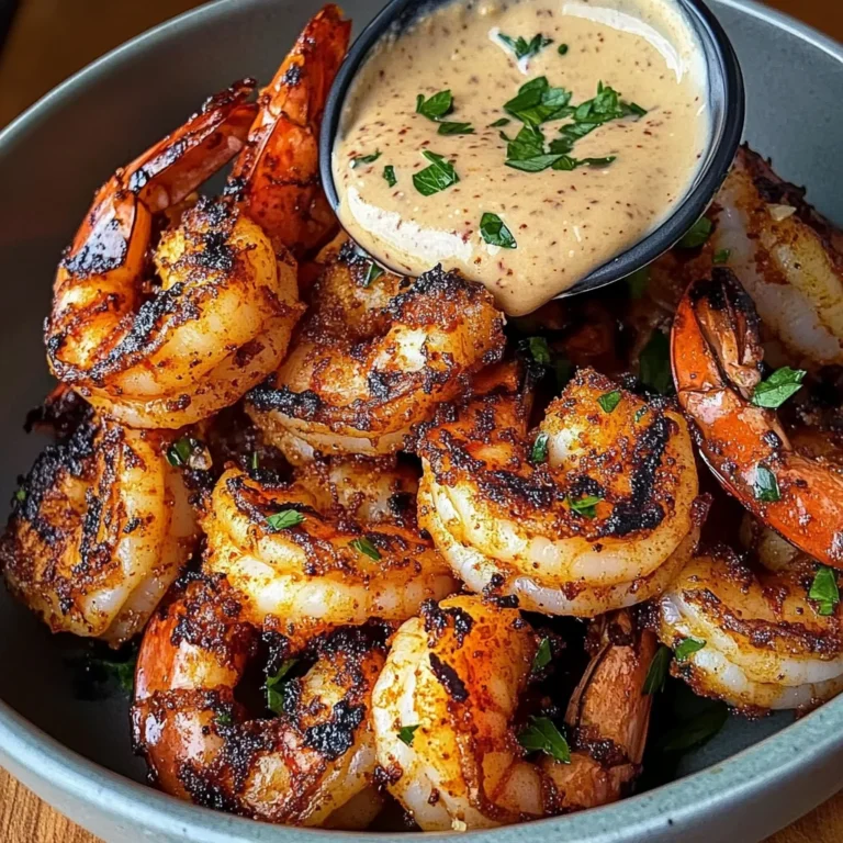 Crispy Cajun Shrimp With Creamy Sauce