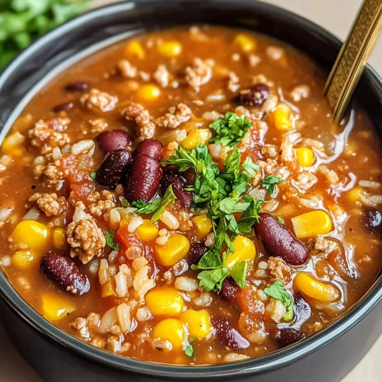Crock Pot Taco Rice Soup Recipe