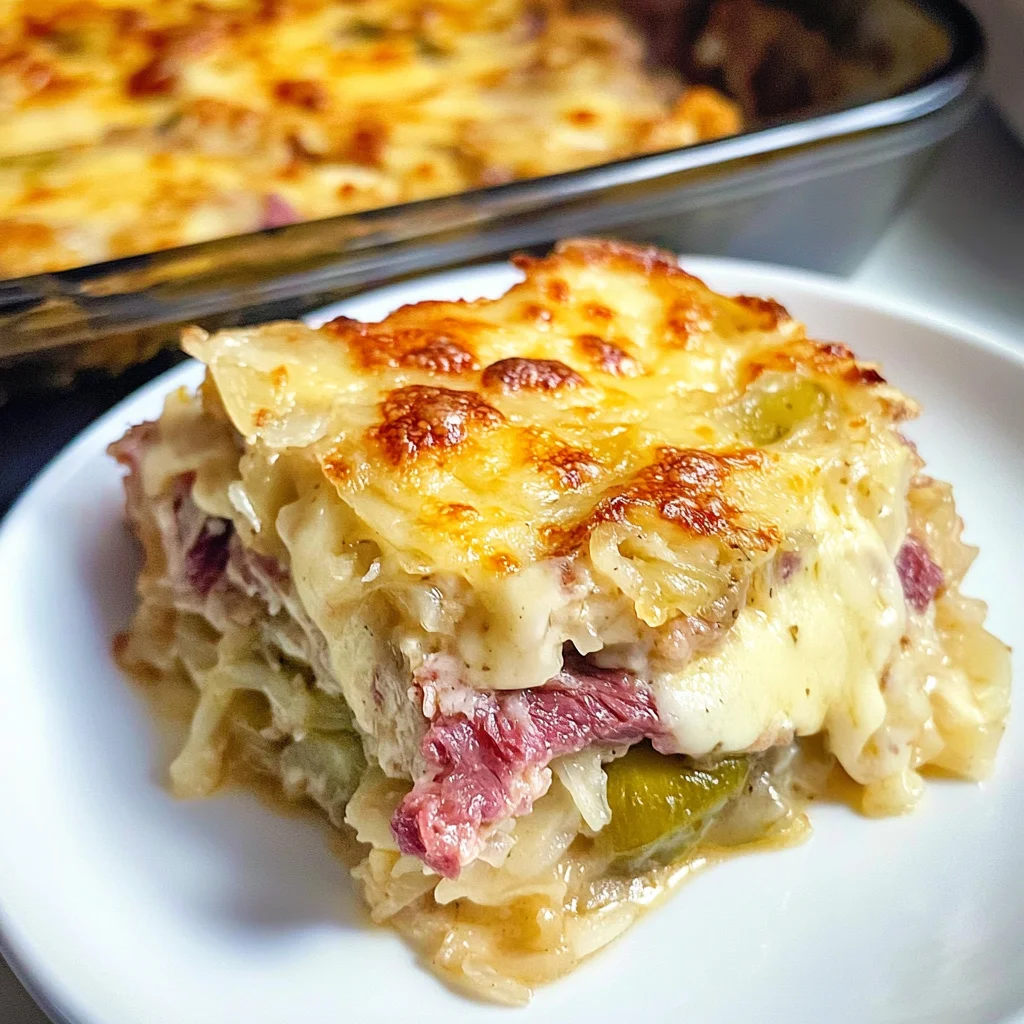 Easy Keto Reuben Casserole