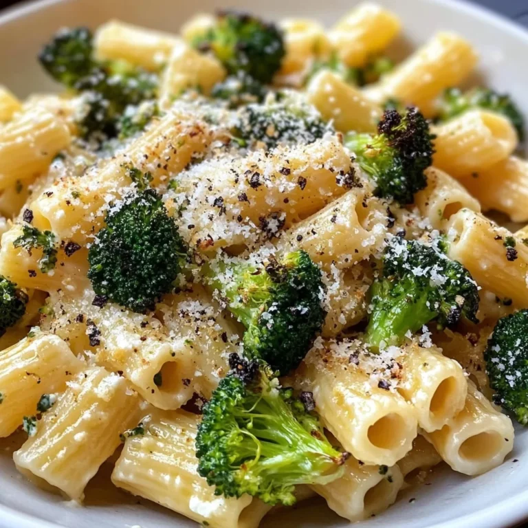 Easy Skillet Ricotta Pasta With Roasted Broccoli