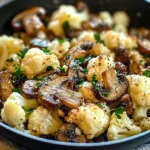 Garlic Cauliflower Mushroom Skillet: Quick & Delicious Dish