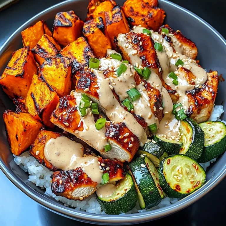 Grilled Chicken Bowl With Sweet Potatoes