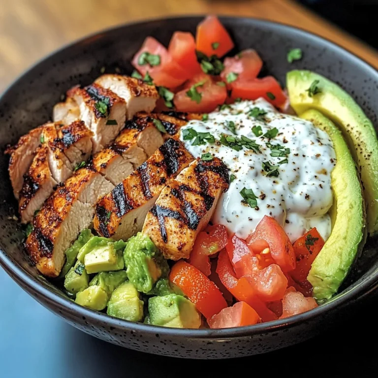 Grilled Chicken & Avocado Bowl