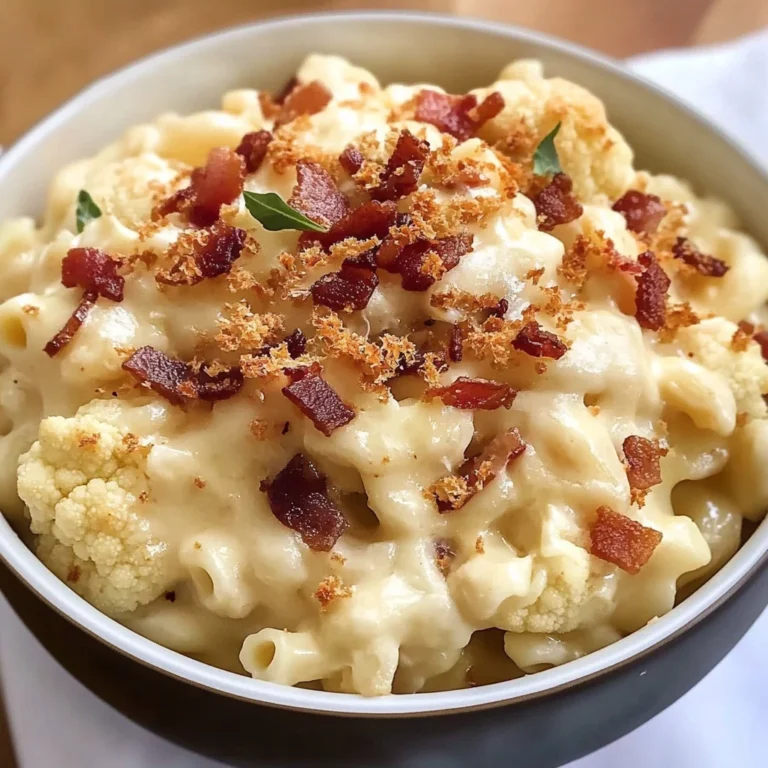 Keto Cauliflower Mac and Cheese