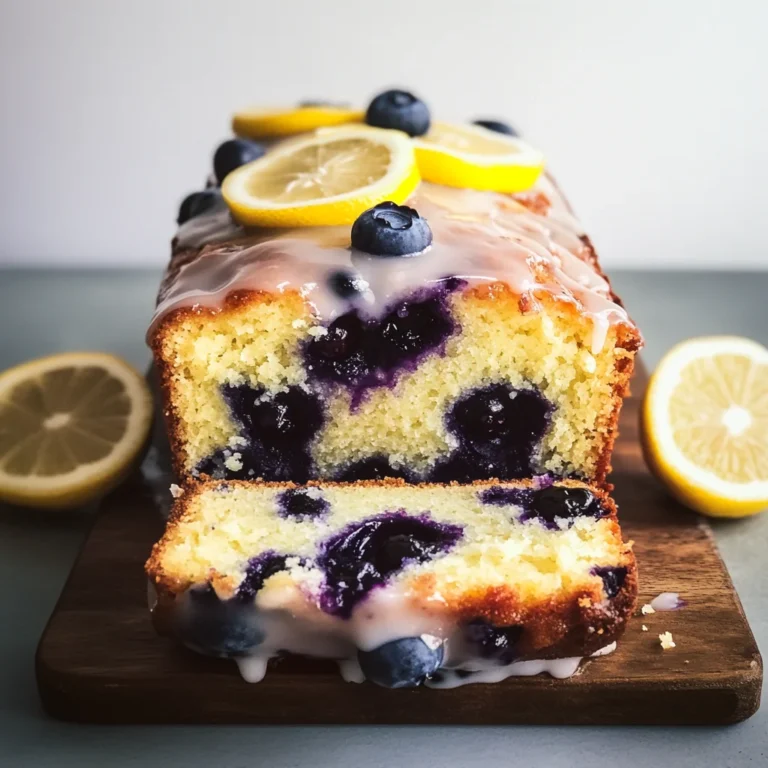 Lemon Blueberry Yogurt Loaf
