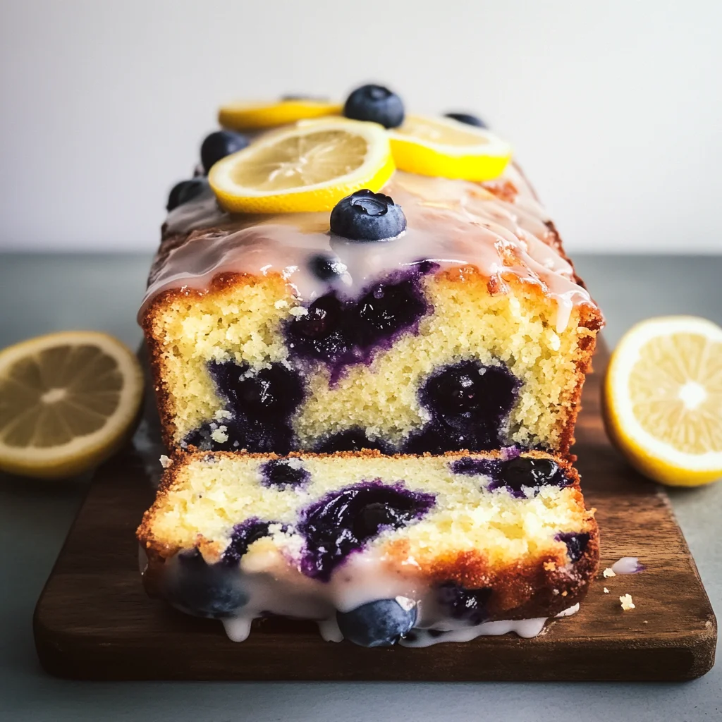 Lemon Blueberry Yogurt Loaf