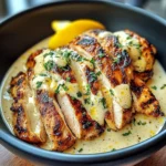 Lemon Pepper Chicken Bowl With Creamy Lemon Sauce
