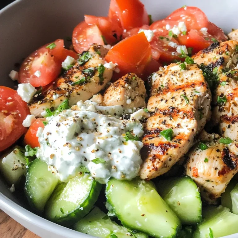 Low Carb Greek Chicken Bowls