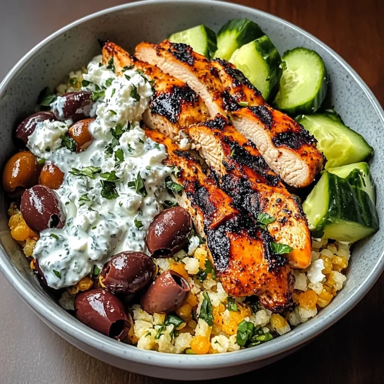 Mediterranean Chicken Bowls
