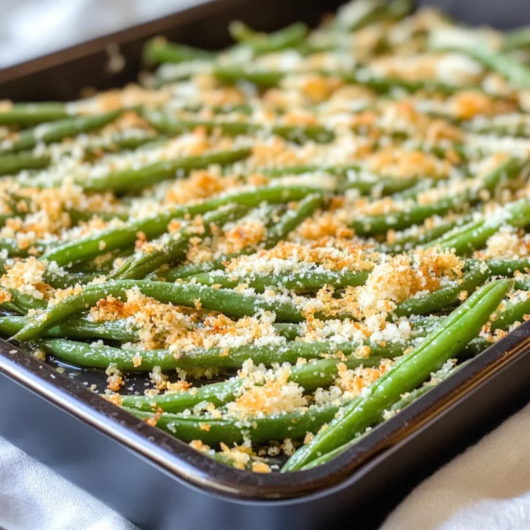 Roasted Parmesan Green Beans
