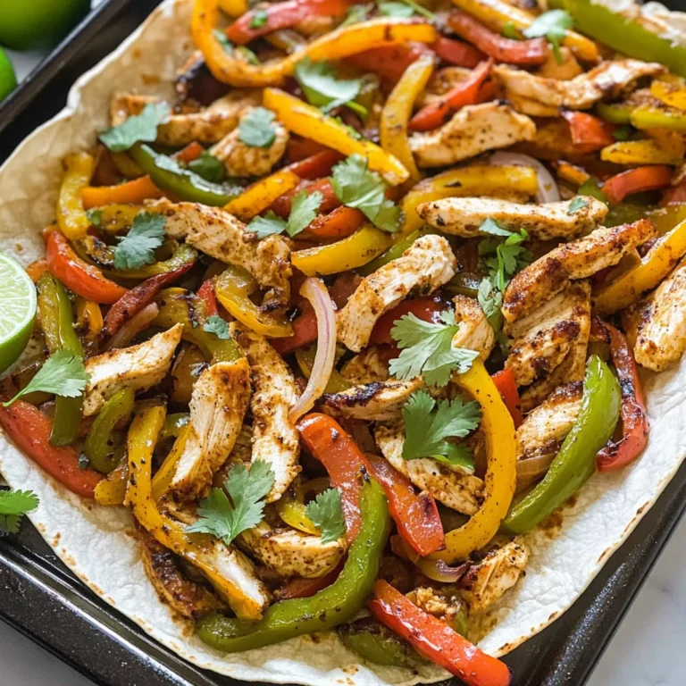 Sheet Pan Chicken Fajitas
