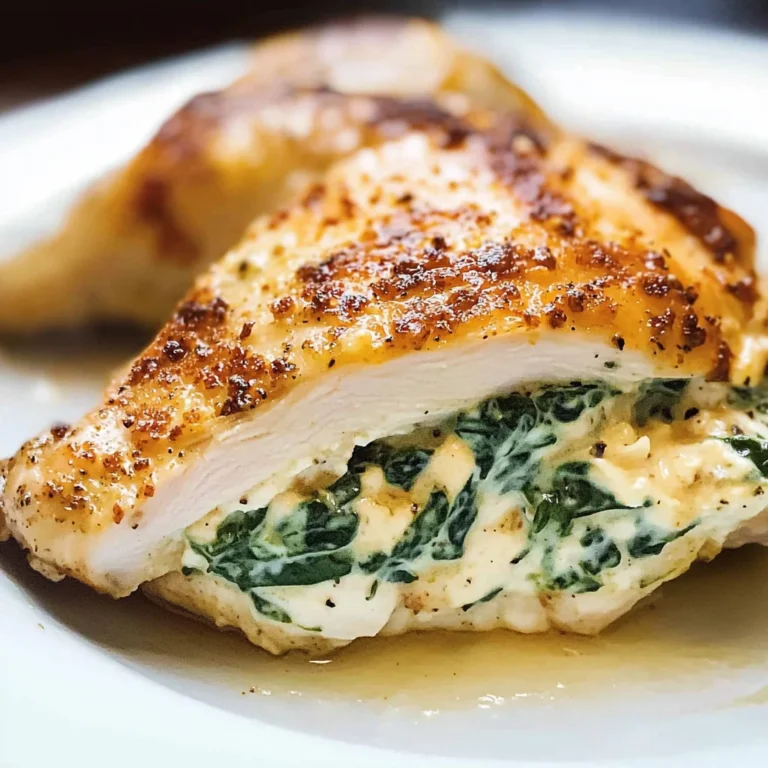 Spinach Stuffed Chicken Breasts