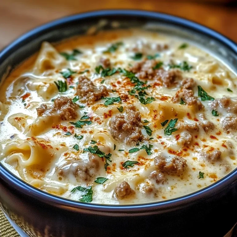 This Creamy Alfredo Lasagna Soup Is Everything You Crave In
