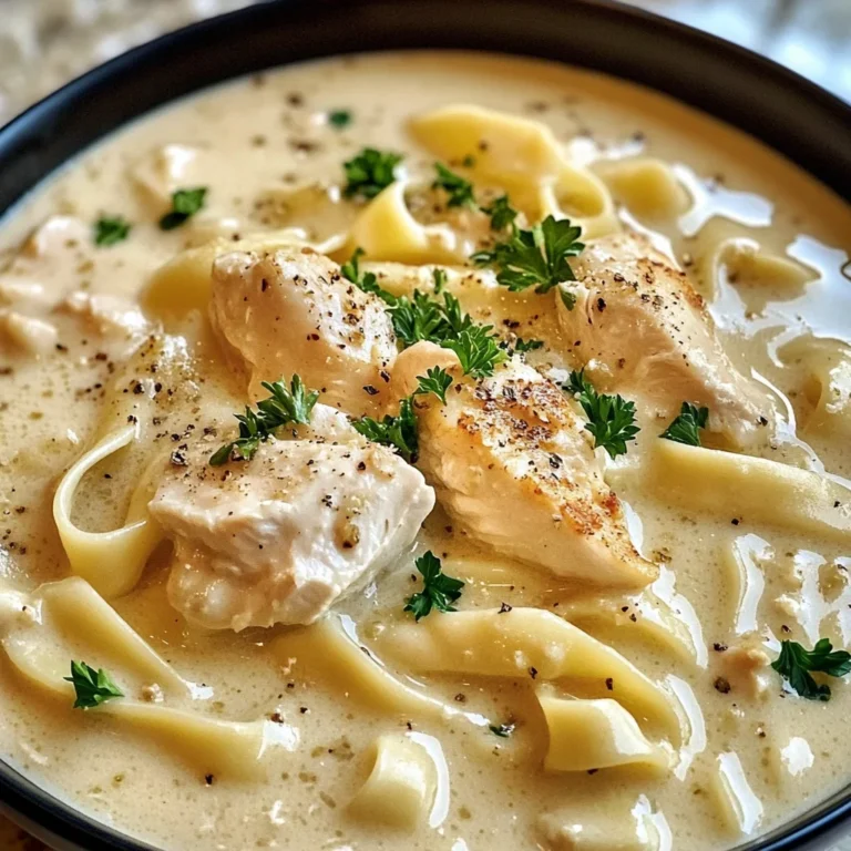 This Creamy Garlic Chicken Alfredo Soup Is The Ultimate