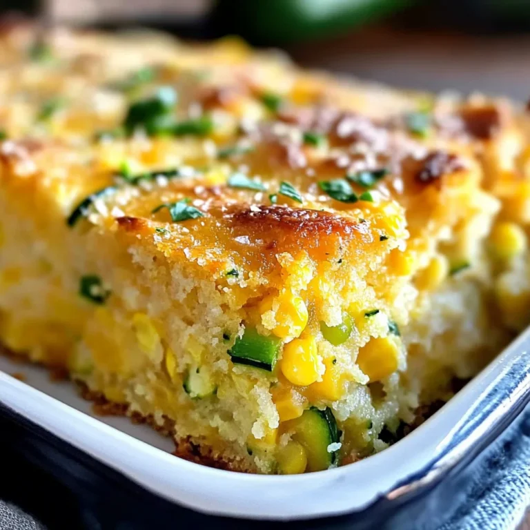 Zucchini Cornbread Casserole