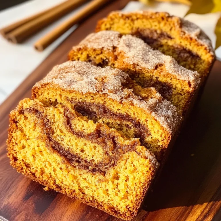 Cinnamon Swirl Pumpkin Bread Mini Loaves