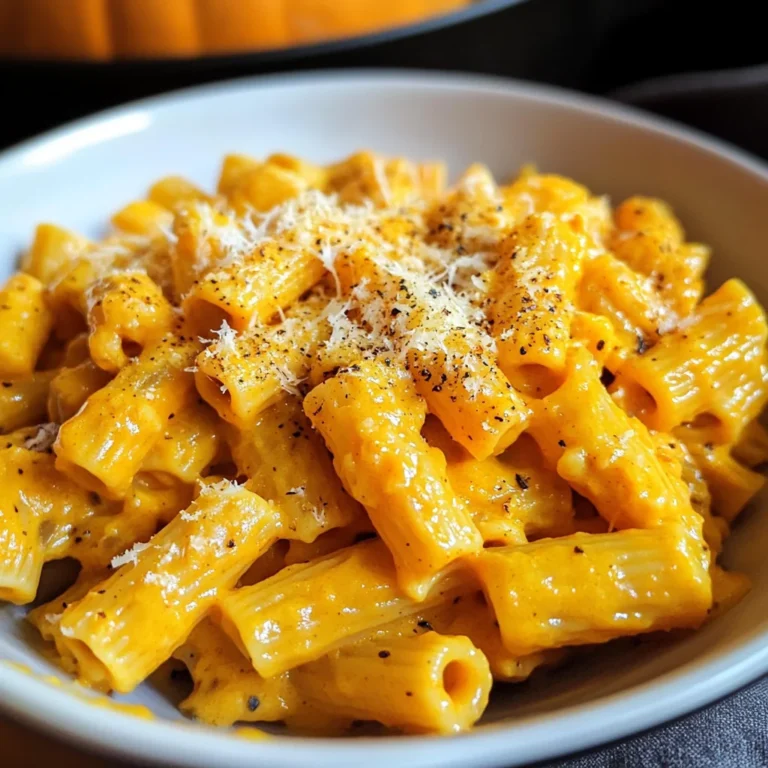 Creamy Parmesan Pumpkin Pasta