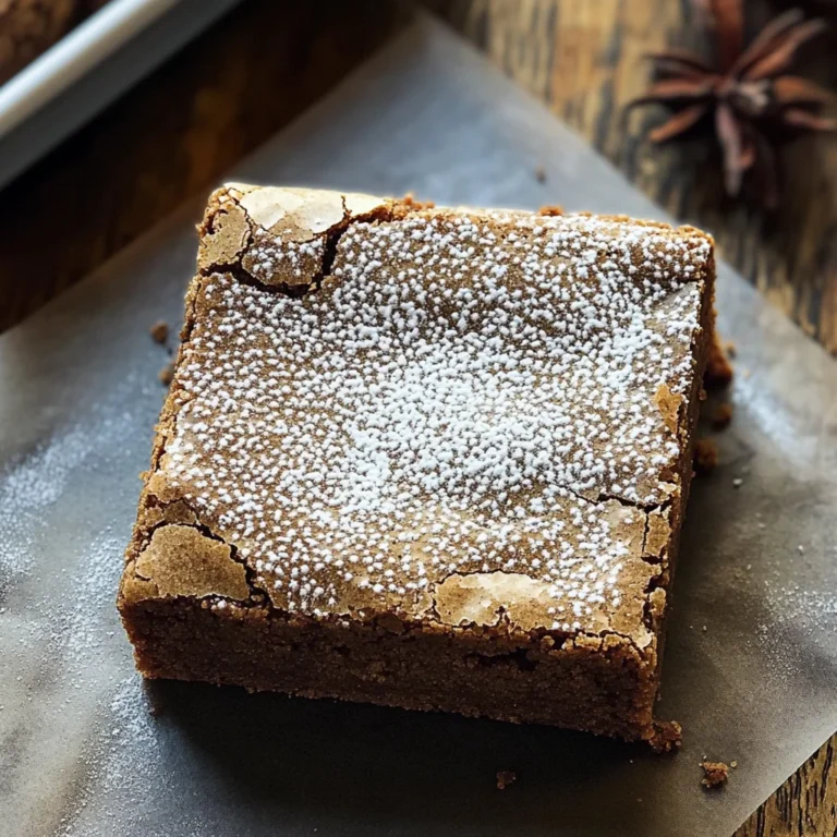 Gingerbread Brownies