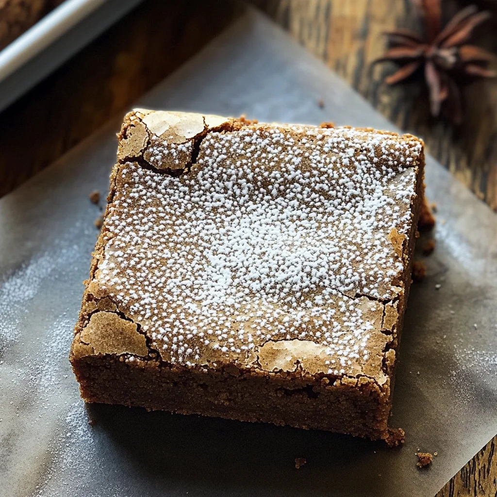Gingerbread Brownies