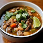 Pinto Beans Green Chile And Beef Soup