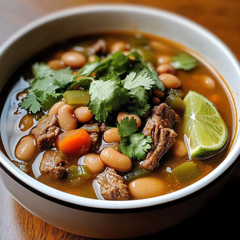 Pinto Beans Green Chile And Beef Soup