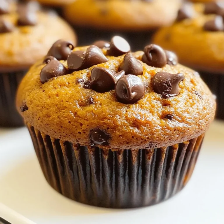 Pumpkin Chocolate Chip Muffins
