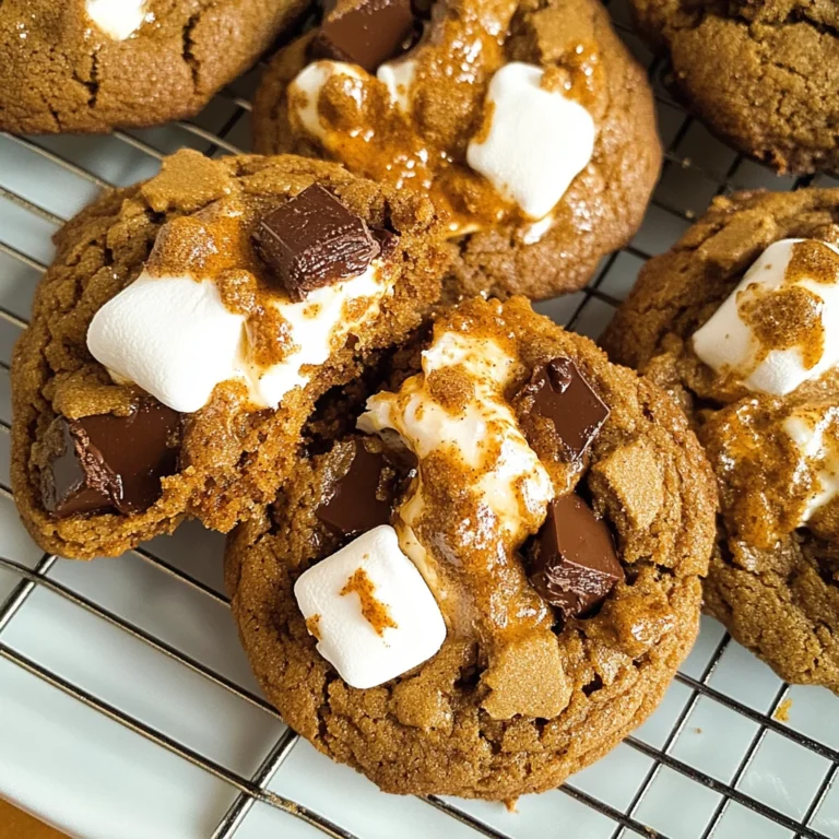 Pumpkin S'mores Cookies
