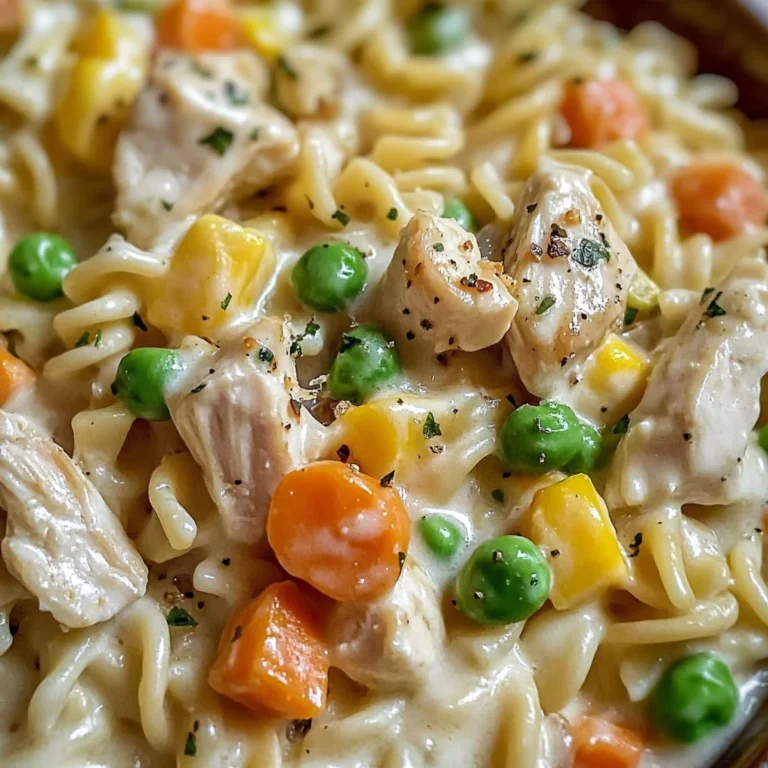 Chicken Pot Pie Pasta Recipe