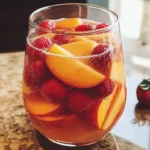 Chilled Peach Moscato Sangria