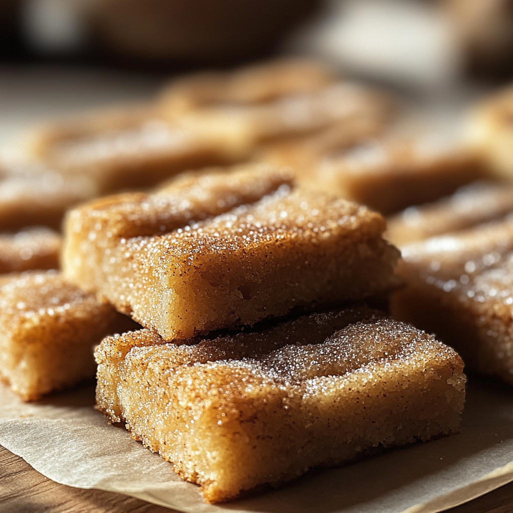 Cozy and Sweet Honey Cinnamon Dessert: Cinnamon Sugar Blondies to Bake Anytime