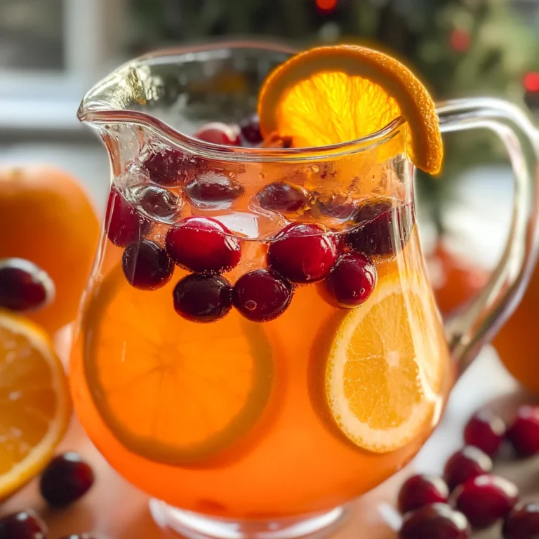 Cranberry Orange Margarita Sangria
