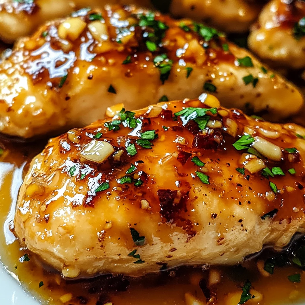 Honey Garlic Chicken Breasts